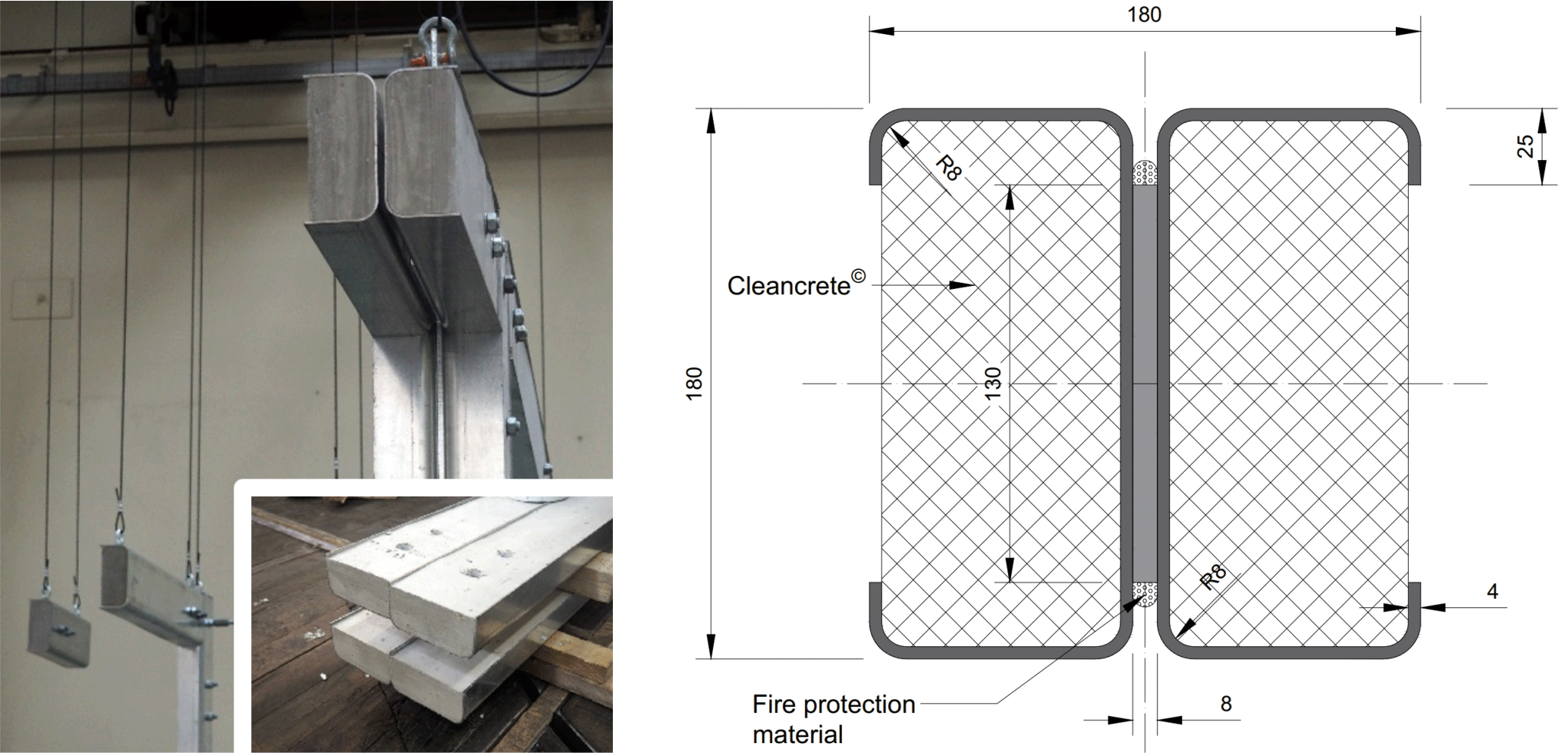 Stahlbau-Hybrid-Bausystem